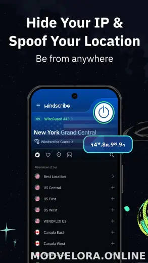 Windscribe скриншот 5